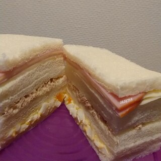 ☆お弁当☆我が家の定番サンドイッチ